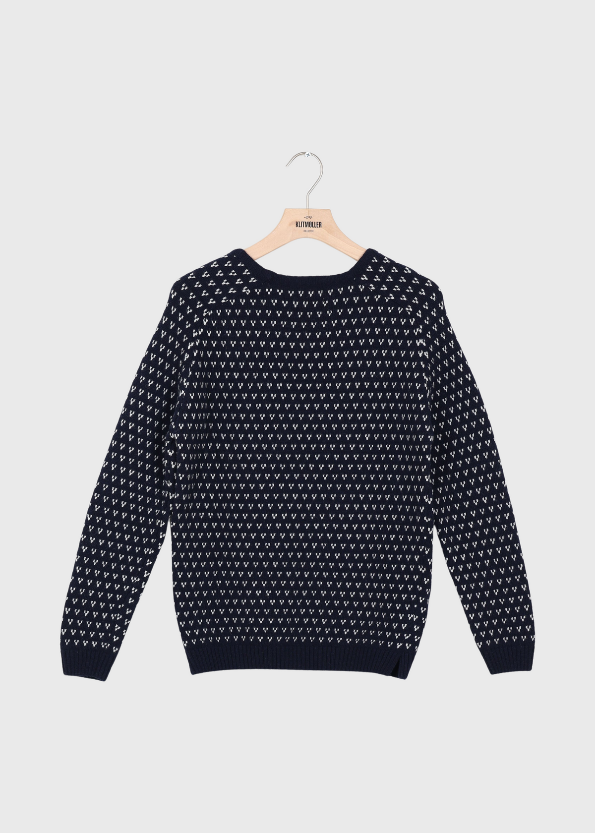 Re-Mix Mika knit - Navy/cream