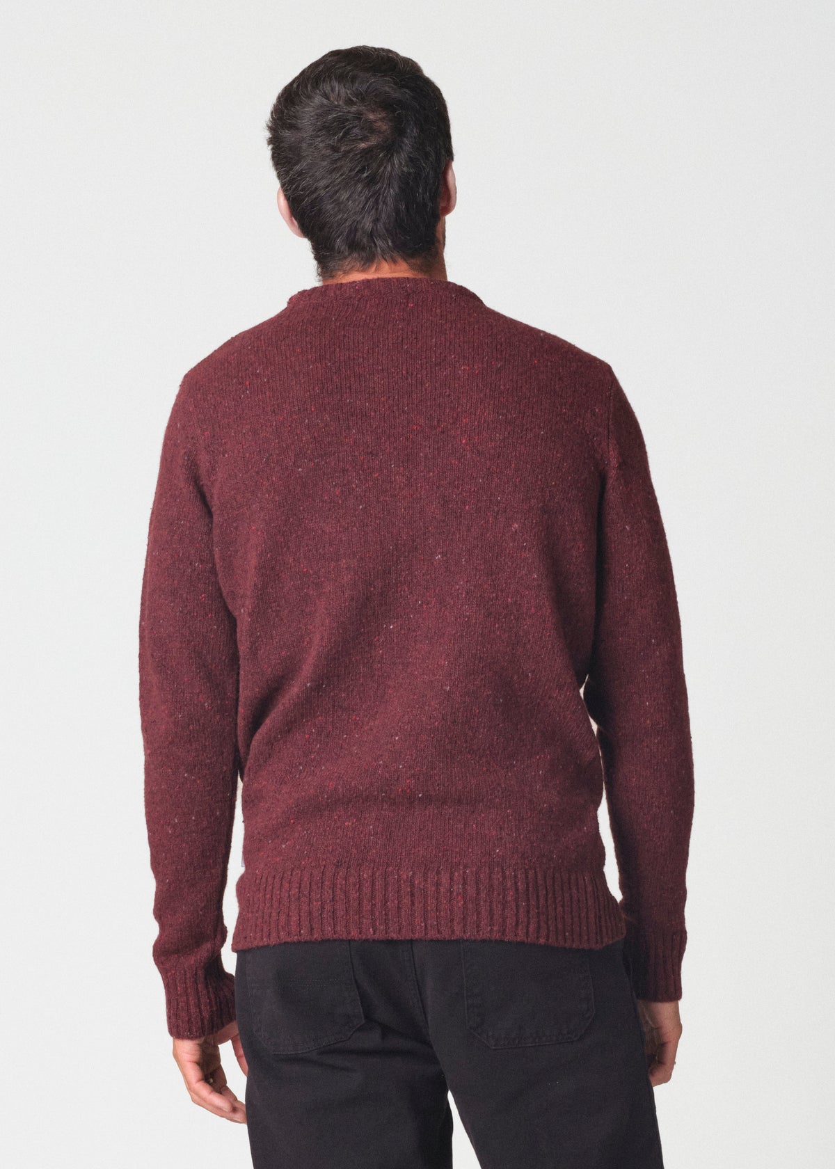 Klitmøller Collective ApS Aage knit Knitted sweaters Burgundy