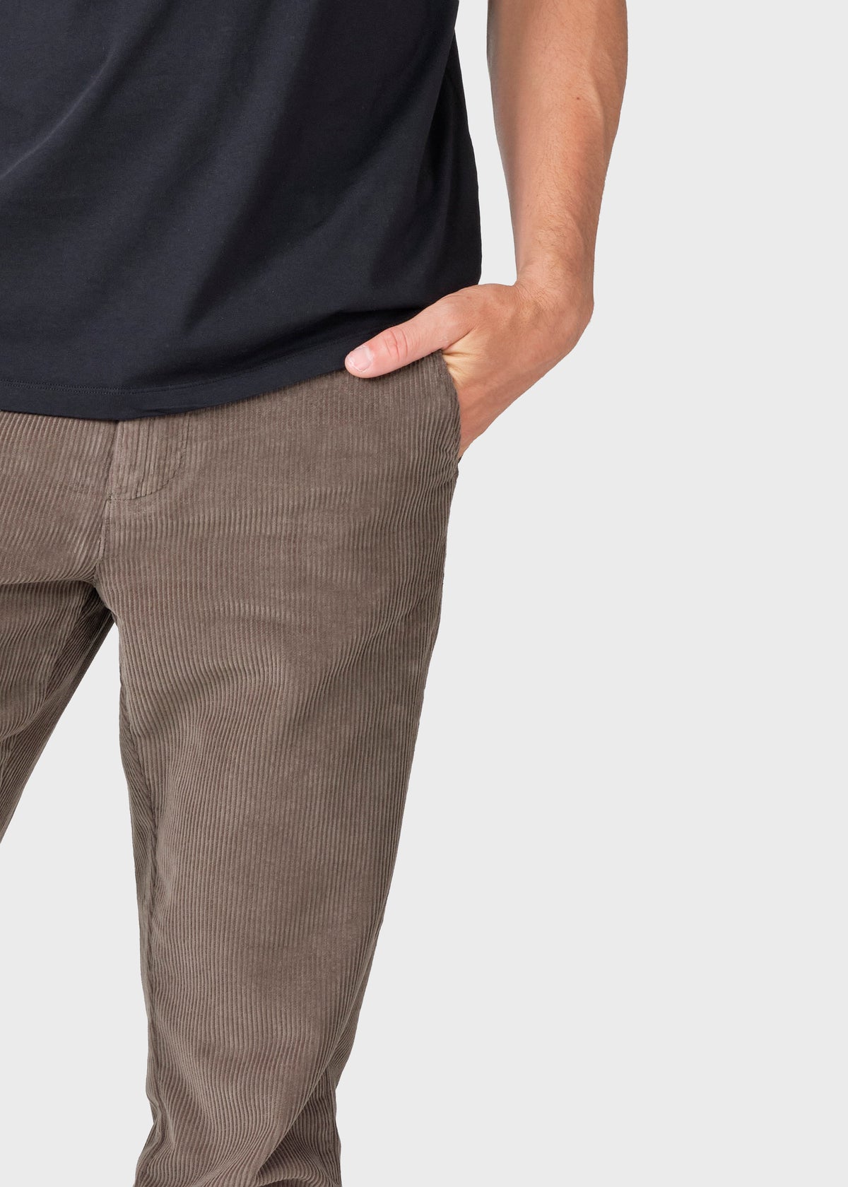 Klitmøller Collective ApS Allan cord pants GOTS Pants Taupe