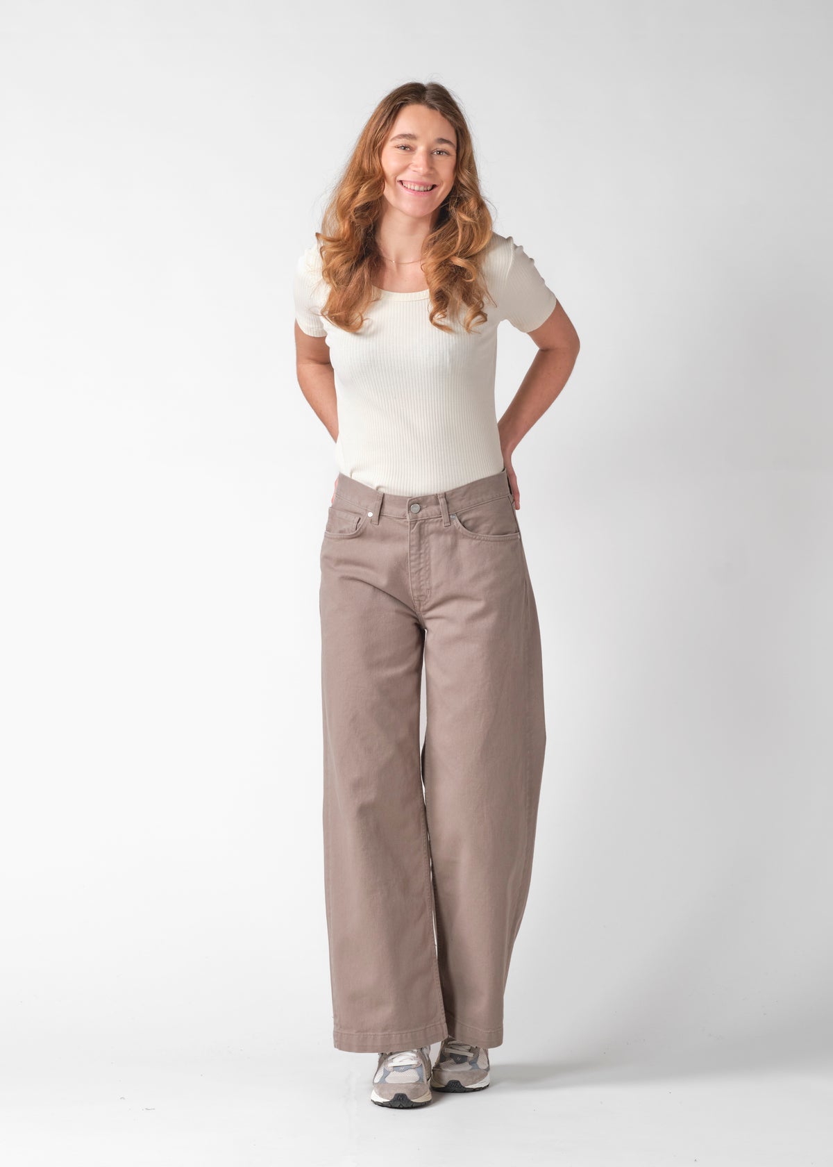 Klitmøller Collective ApS Amelia pants GOTS Pants Cashew
