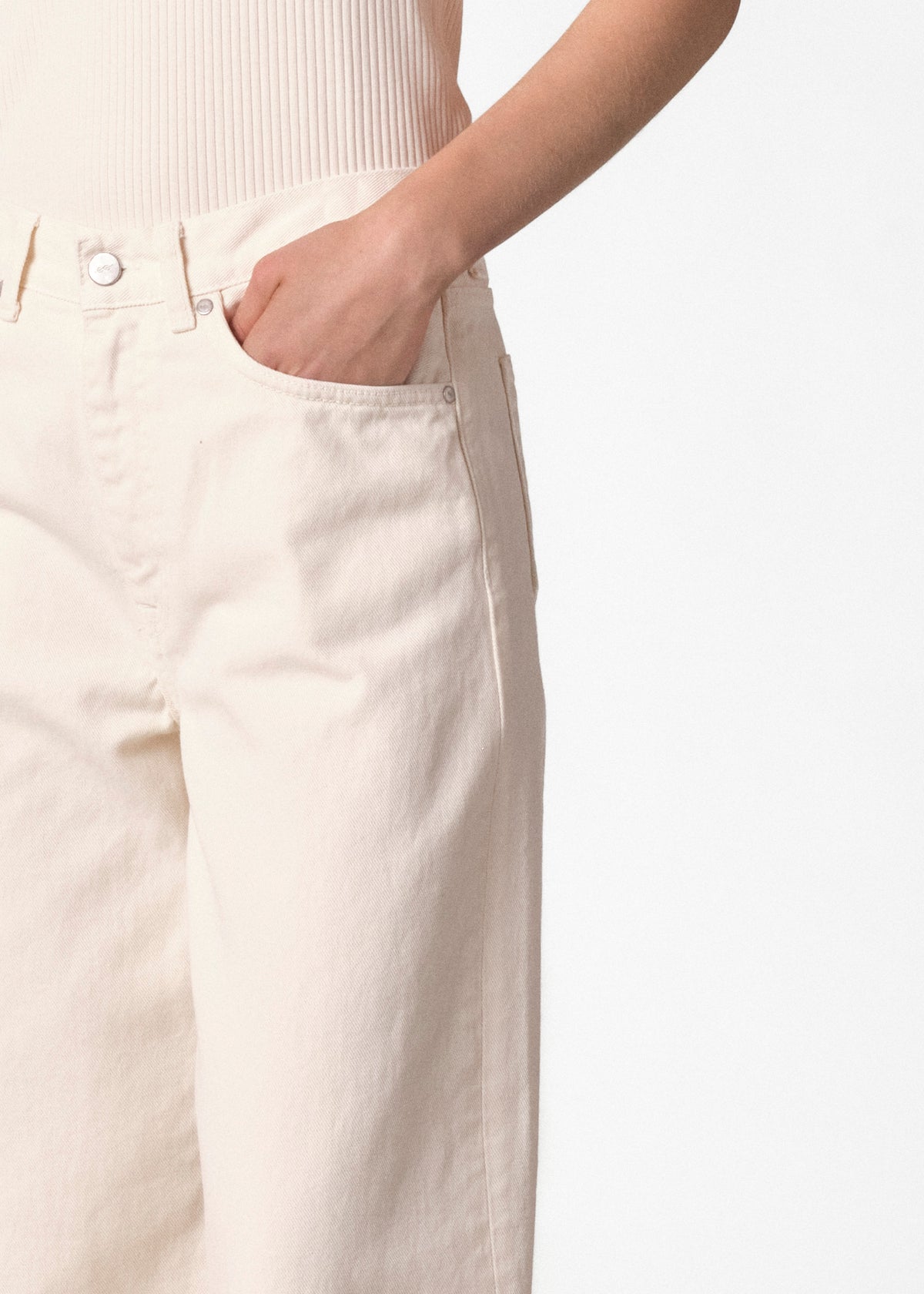 Klitmøller Collective ApS Amelia pants GOTS Pants Cream