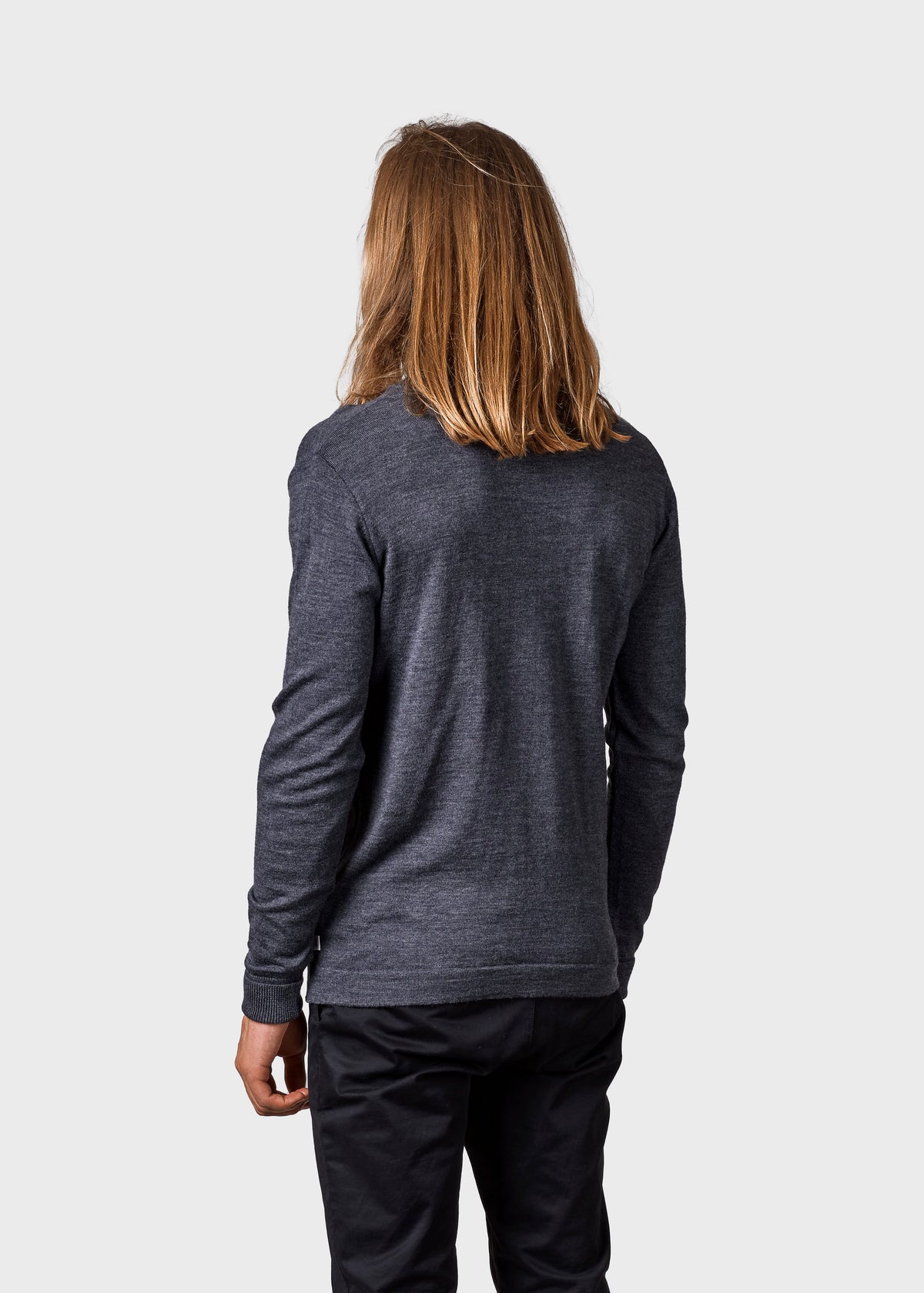 Klitmøller Collective ApS Anders knit Knitted sweaters Anthracite