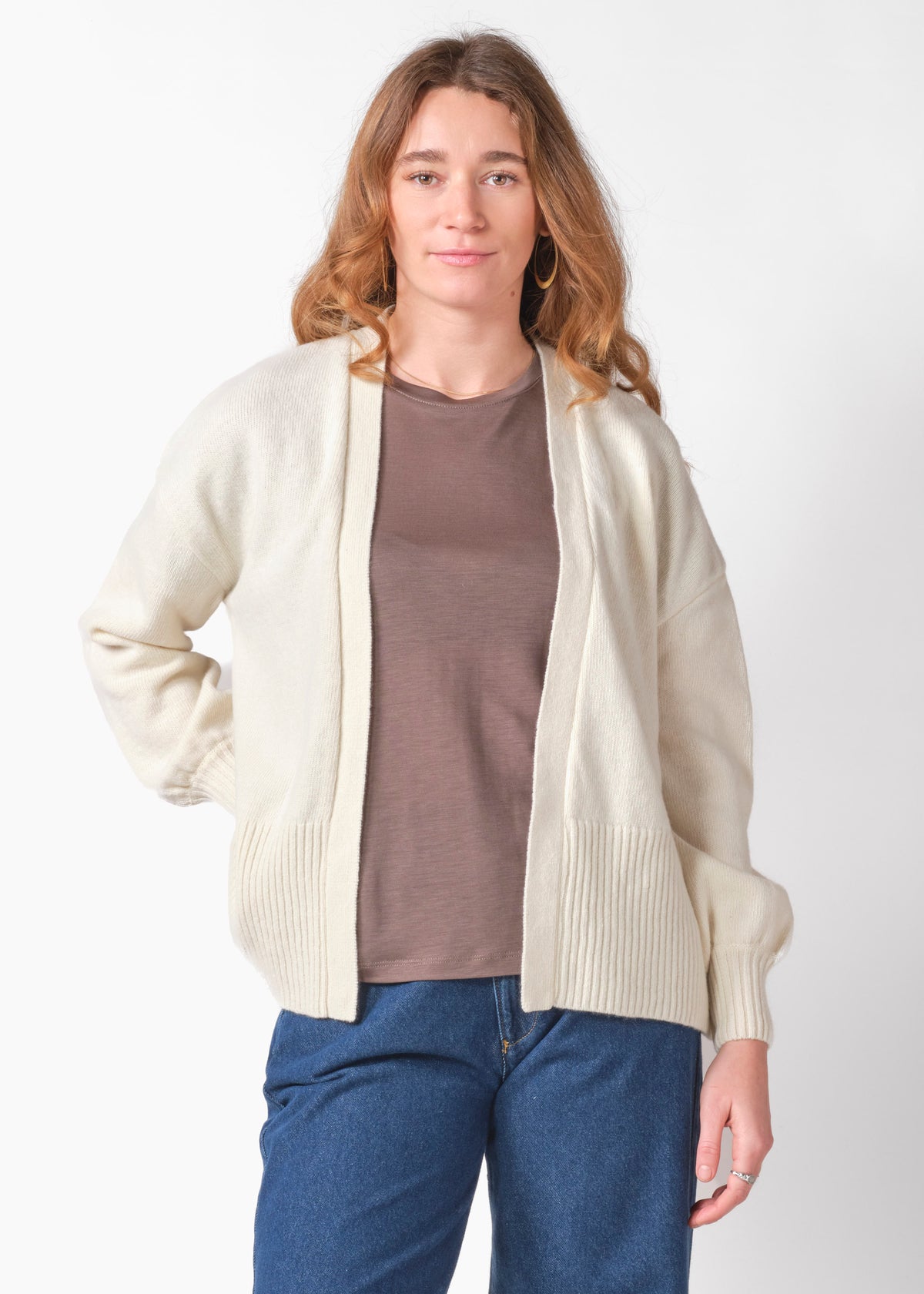Klitmøller Collective ApS Annemarie cardigan knit Knitted sweaters Cream