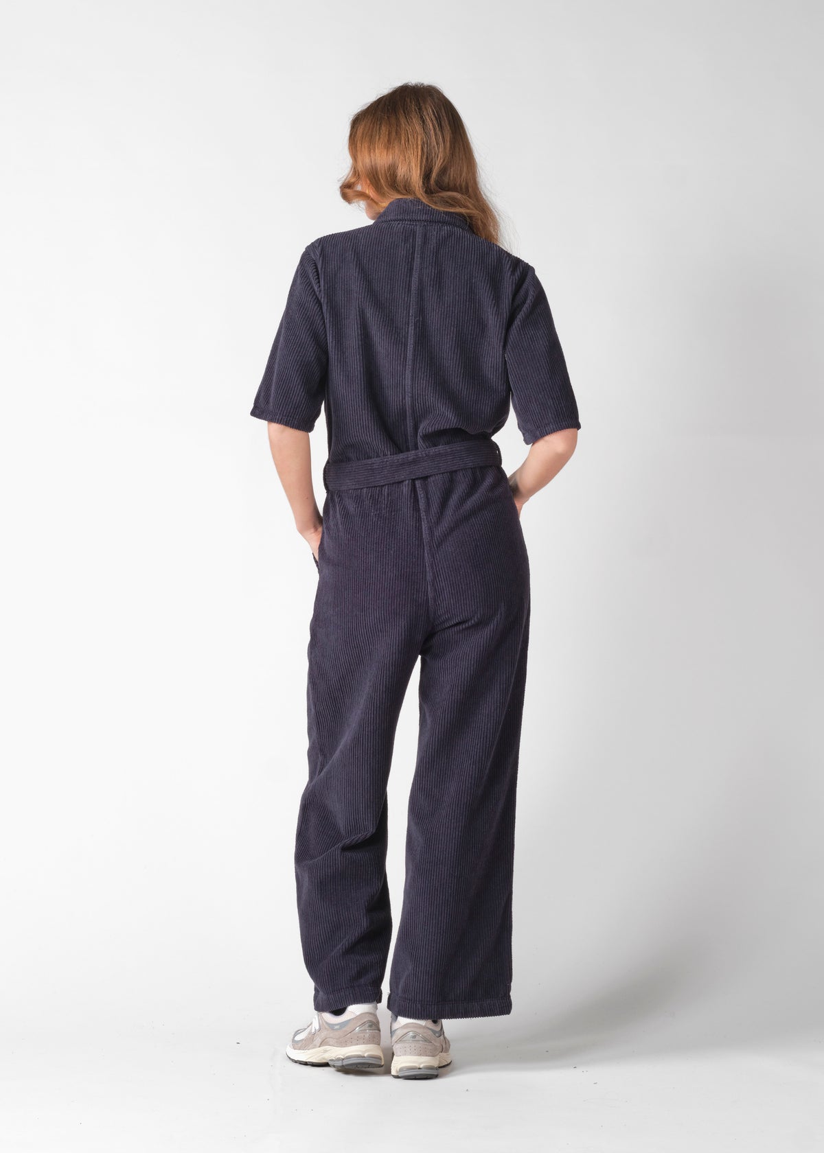 Klitmøller Collective ApS Asta cord jumpsuit GOTS Jumpsuits Navy
