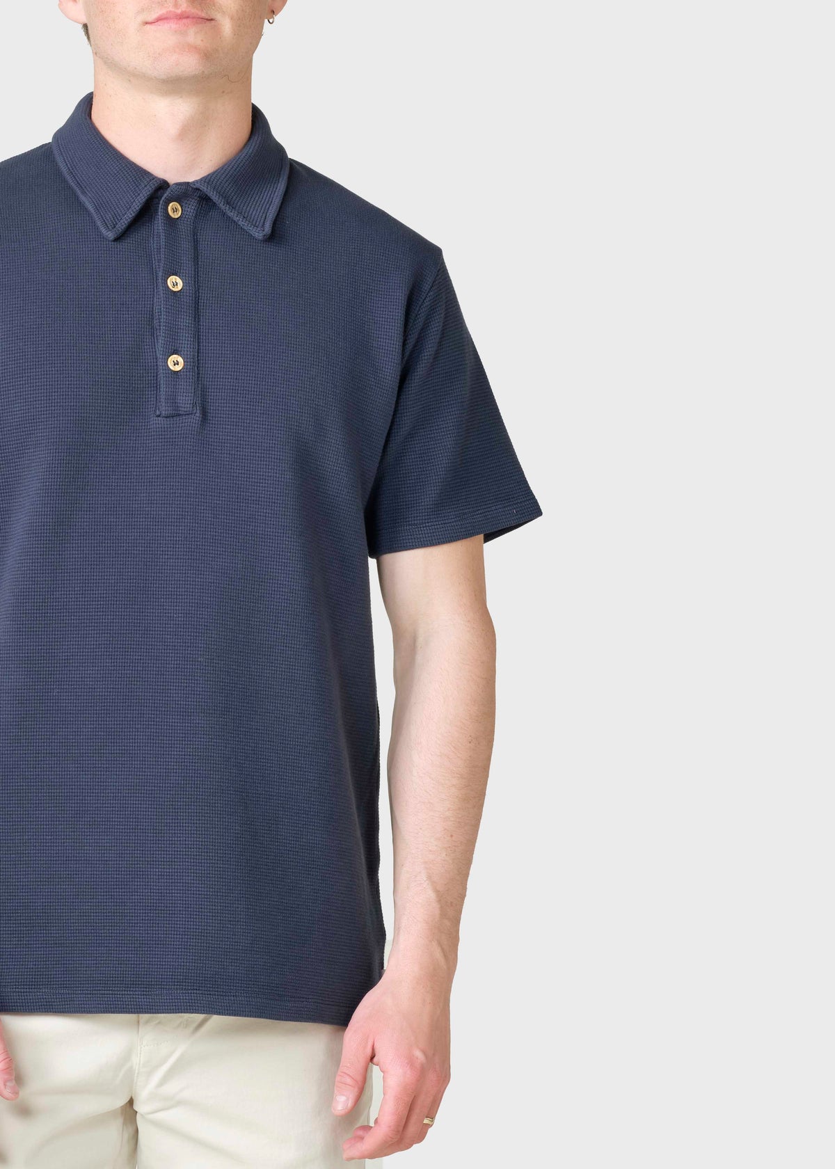 Klitmøller Collective ApS Banks polo tee OCS T-Shirts Navy