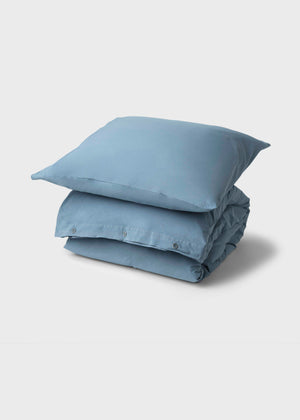 Klitmøller Collective Home Bed set - Plain - 140 x 200 + 80 x 80 Textiles Light blue