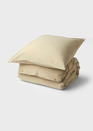 Klitmøller Collective Home Bed set - Plain - 140 x 200 + 80 x 80 Textiles Sand