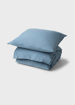 Klitmøller Collective Home Bed set - Plain - 140 x 220 + 80 x 80 Textiles Light blue