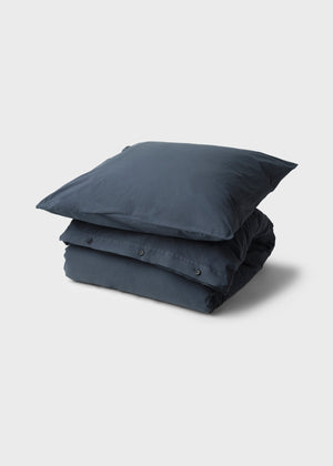Klitmøller Collective Home Bed set - Plain - 140 x 220 + 80 x 80 Textiles Navy