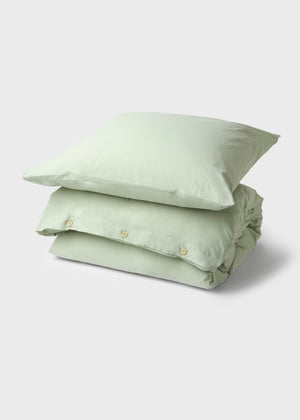 Klitmøller Collective Home Bed set - Plain - 140 x 220 + 80 x 80 Textiles Sage