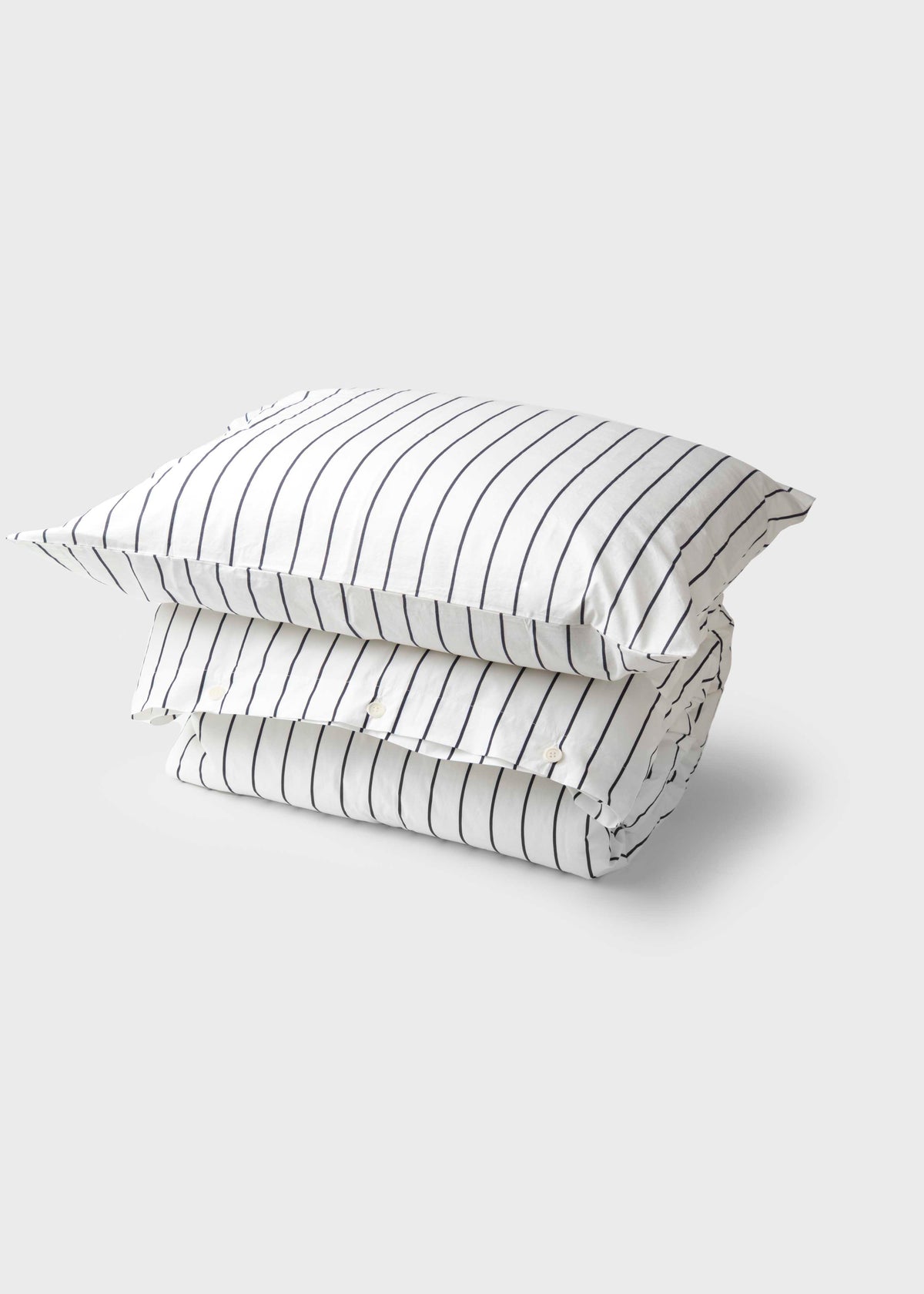 Klitmøller Collective Home Bed set - Striped - 140 x 220 + 60 x 70 Textiles White/navy