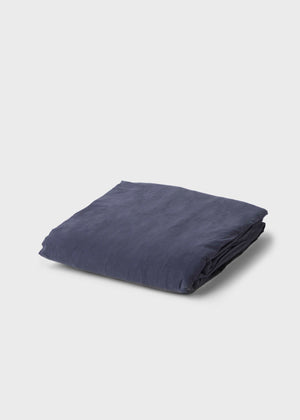 Klitmøller Collective Home Bed sheet 90 x 200 x 30 Textiles Navy