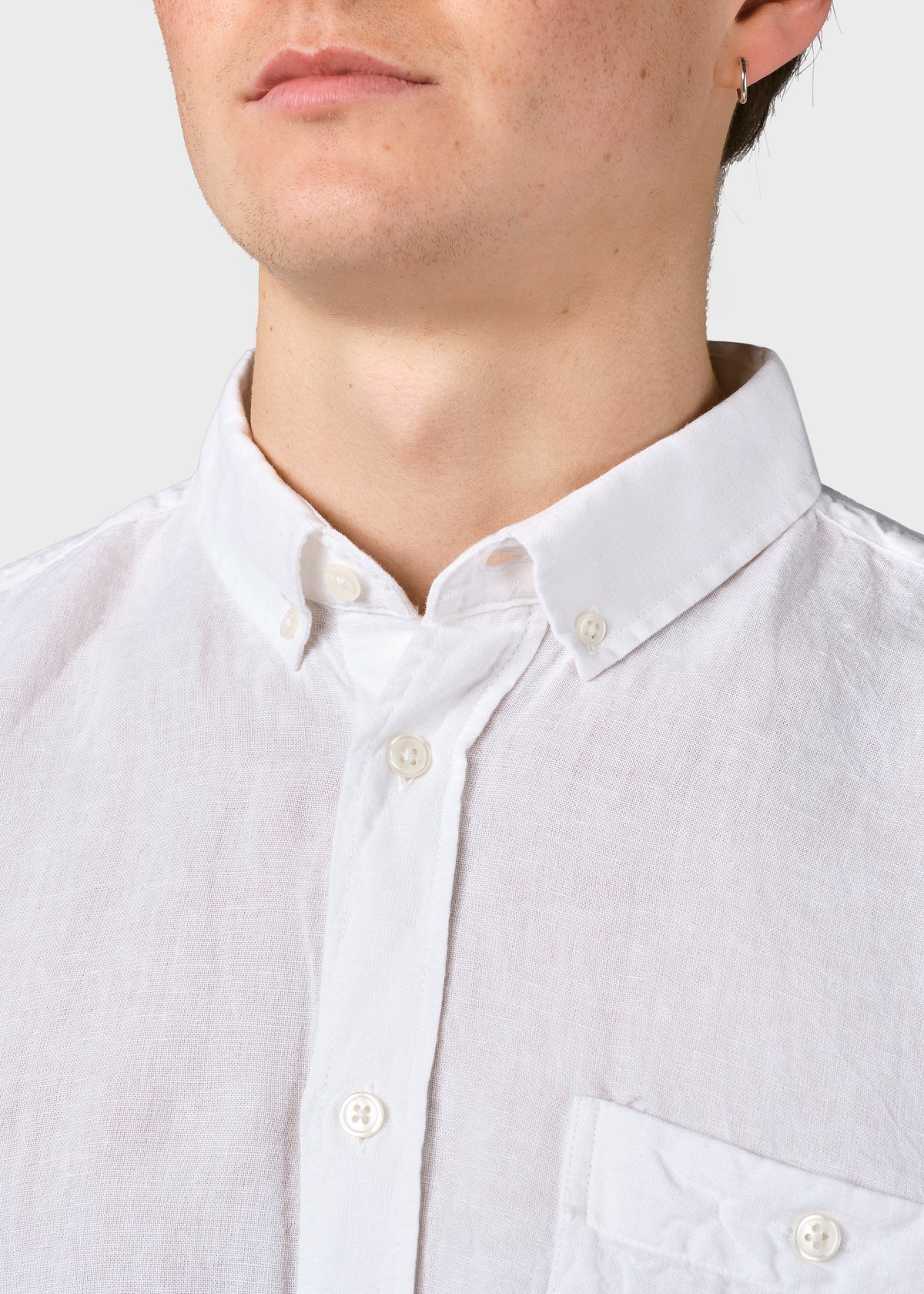 Klitmøller Collective ApS Benjamin linen shirt OCS Shirts White