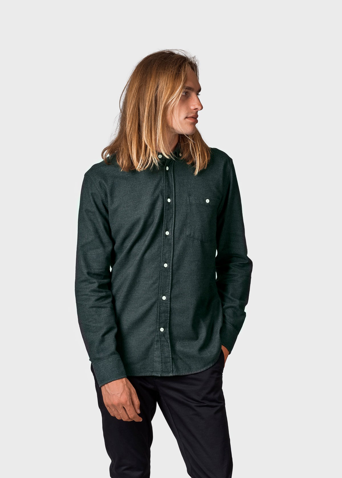 Klitmøller Collective ApS Benjamin lumber shirt Shirts Olive