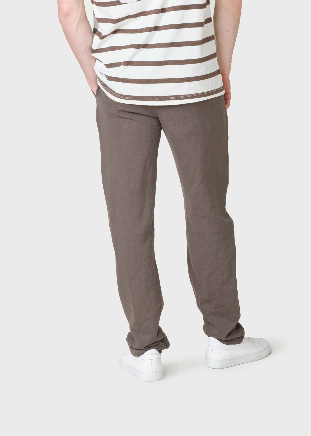 Klitmøller Collective ApS Birger Cotton/Linen pants Pants Taupe