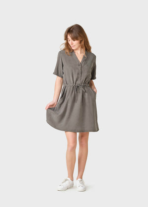 Klitmøller Collective ApS Bjørk dress Dress Taupe