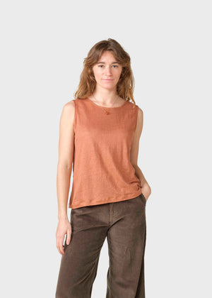 Klitmøller Collective ApS Dee tank top T-Shirts Burnt Sienna