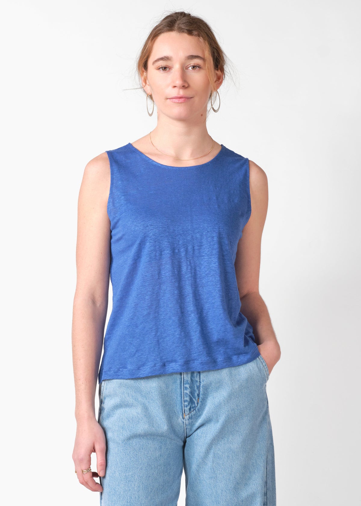 Klitmøller Collective ApS Dee tank top T-Shirts Surf blue