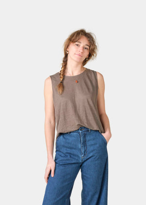 Klitmøller Collective ApS Dee tank top T-Shirts Taupe