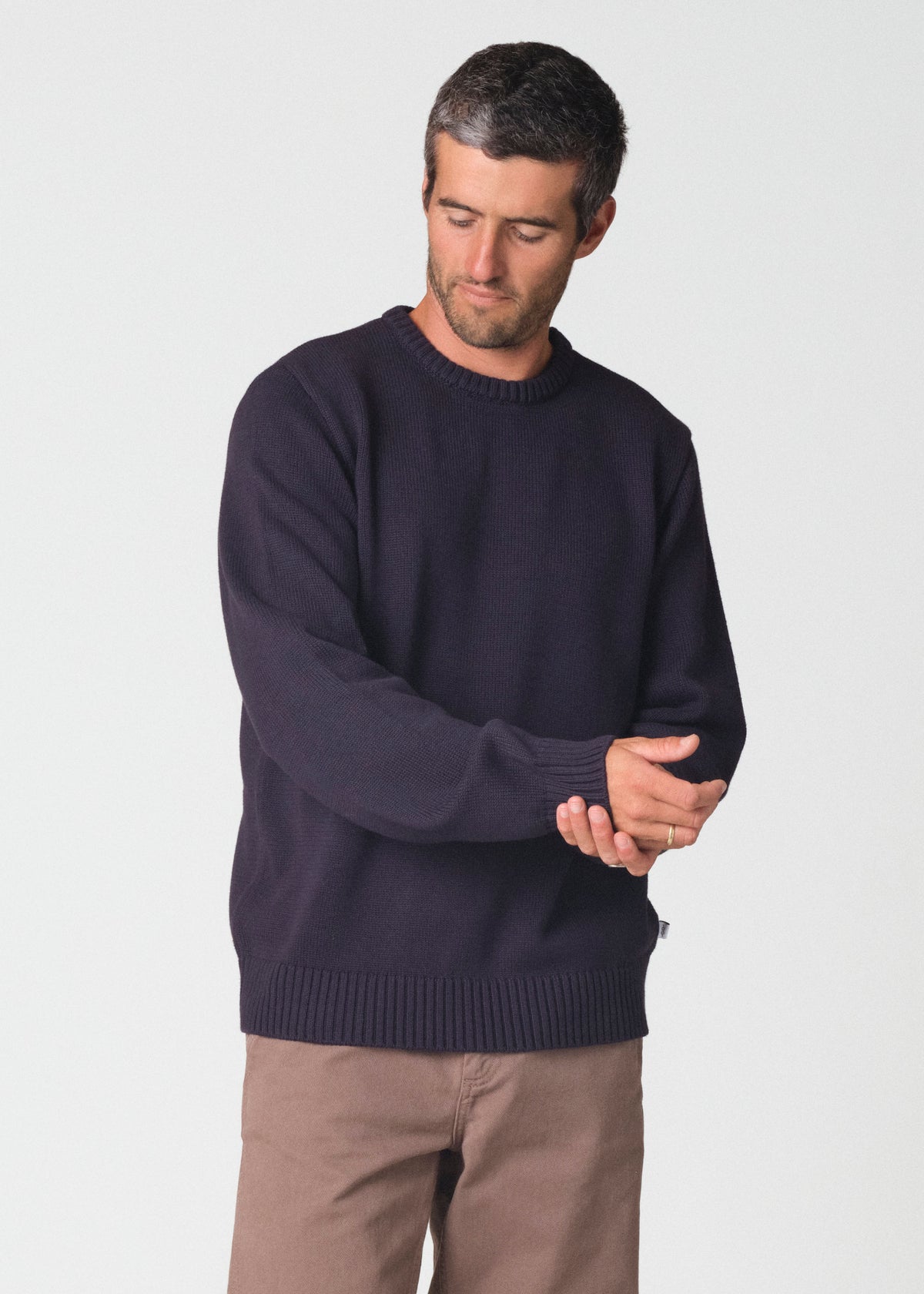 Klitmøller Collective ApS Dylan Knit Knitted sweaters Navy