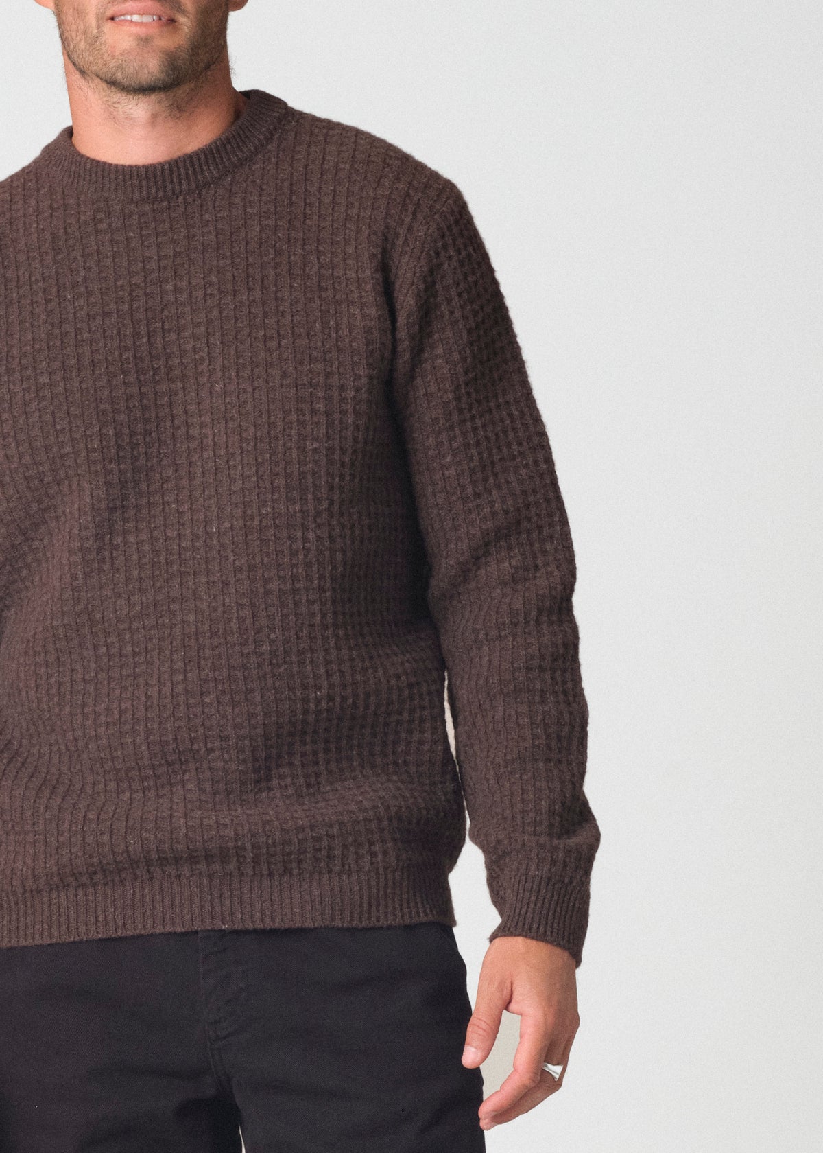 Klitmøller Collective ApS Eddie knit Knitted sweaters Taupe