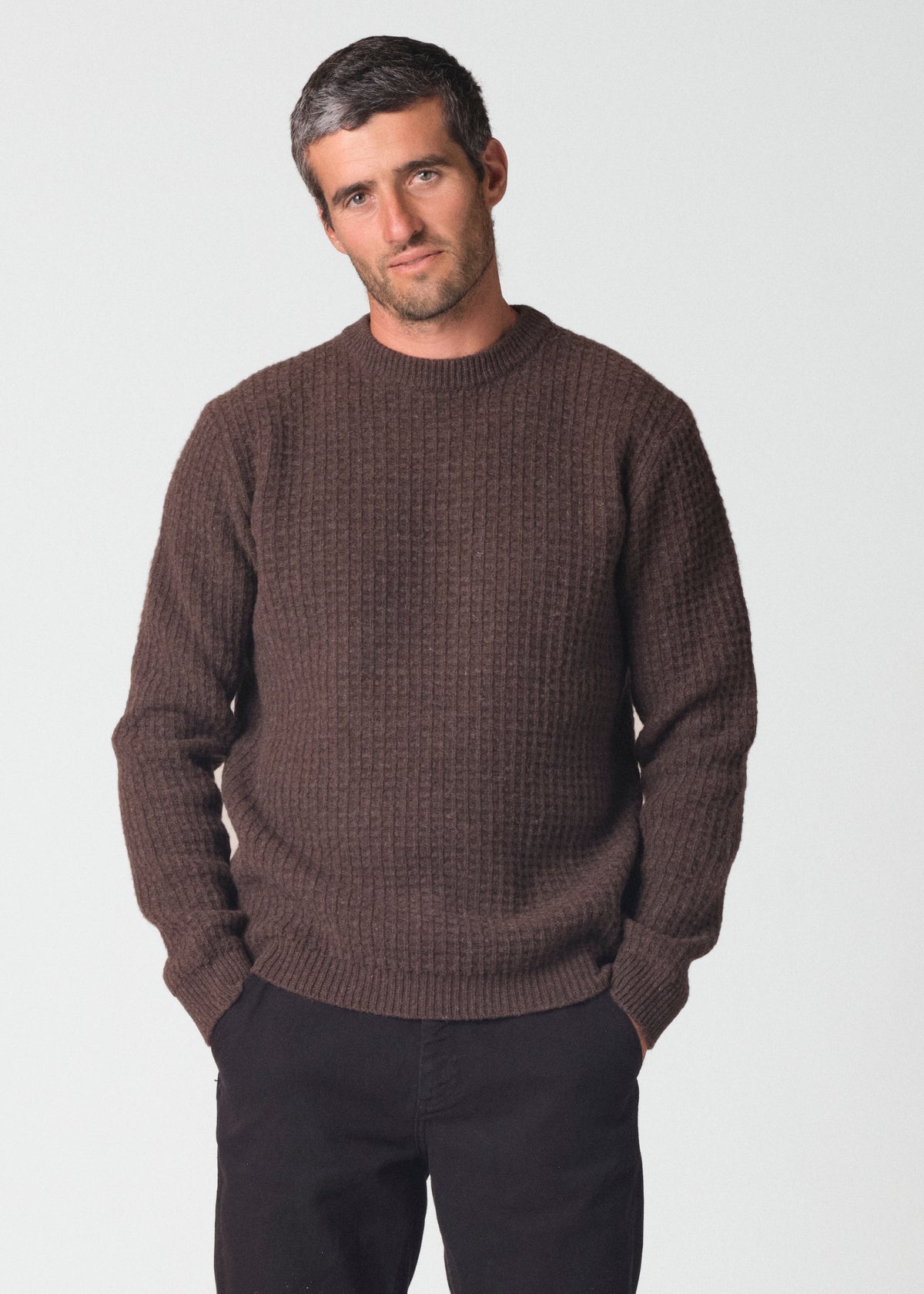 Klitmøller Collective ApS Eddie knit Knitted sweaters Taupe