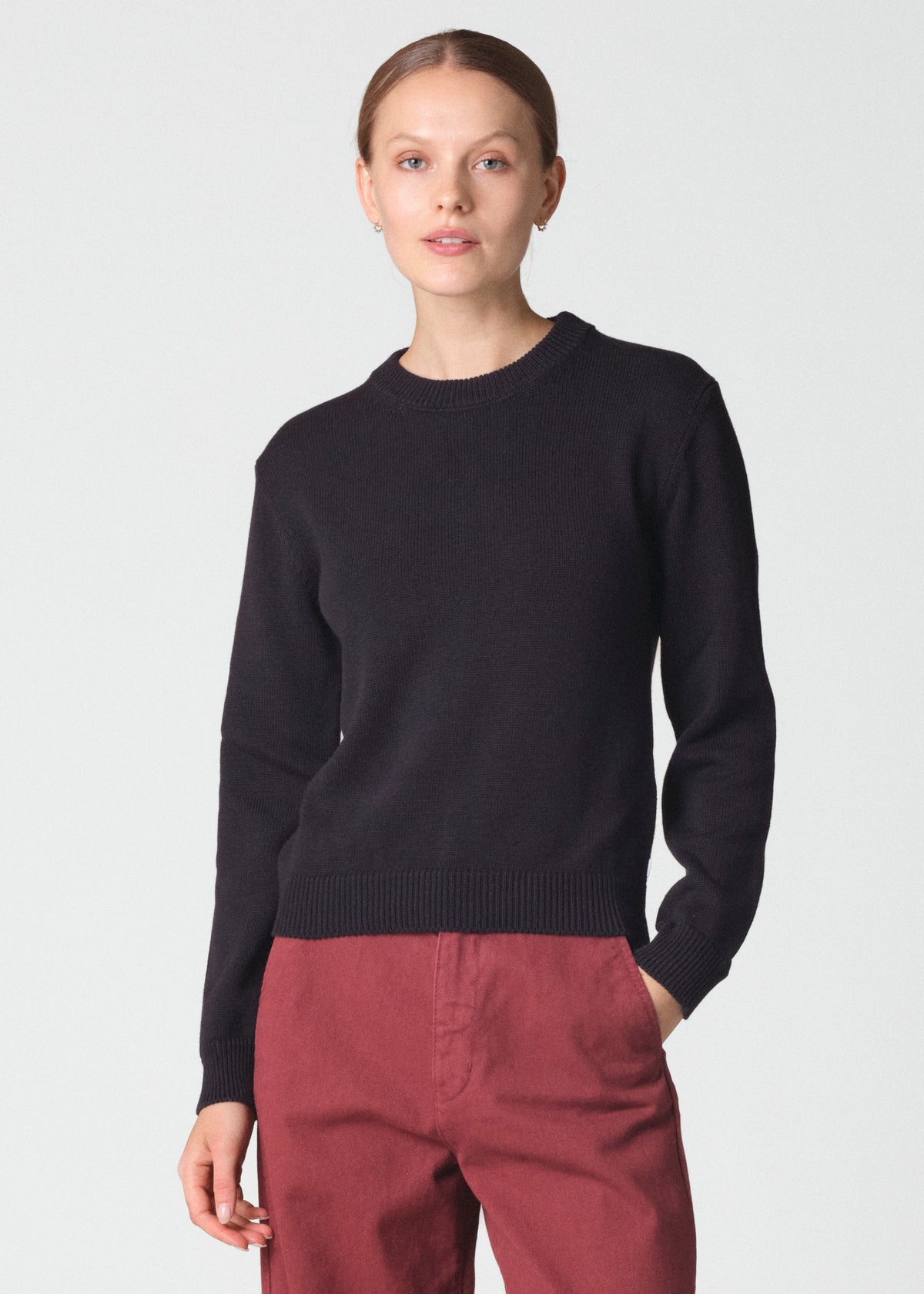 Klitmøller Collective ApS Elise knit Knitted sweaters Black