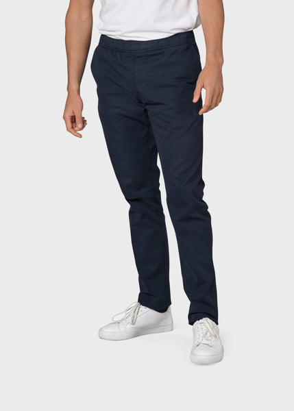 Elliot twill chino - Navy – klitmollercollective.com