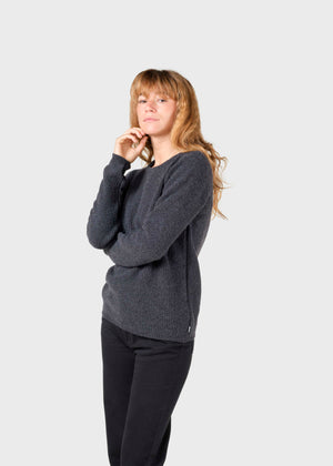 Klitmøller Collective ApS Fenja knit Knitted sweaters Anthracite