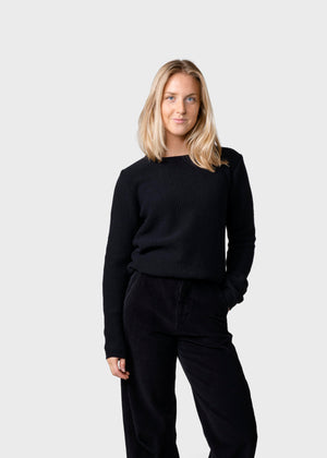 Klitmøller Collective ApS Fenja knit Knitted sweaters Black