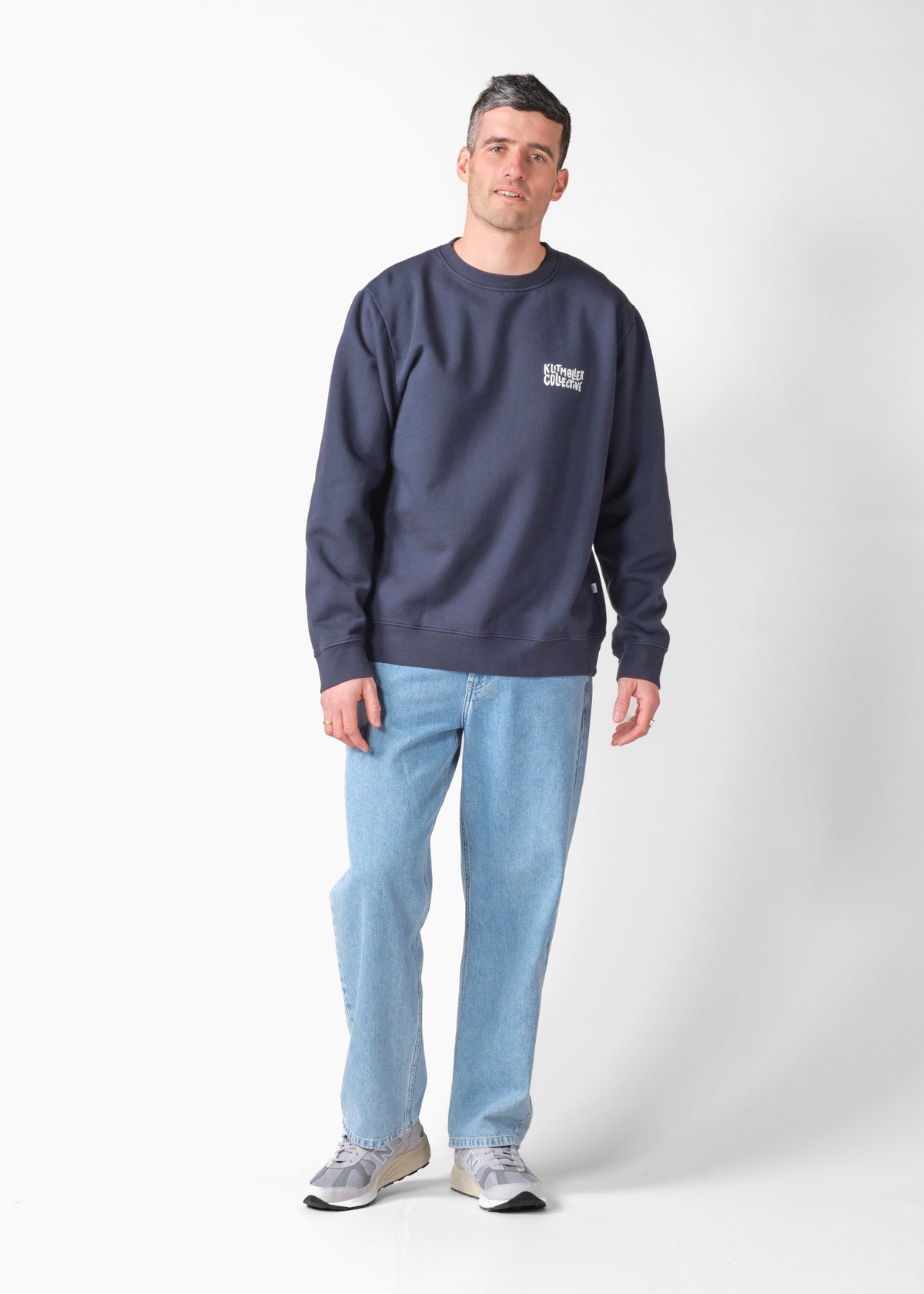Klitmøller Collective ApS Finn sweat OCS Sweatshirts Navy