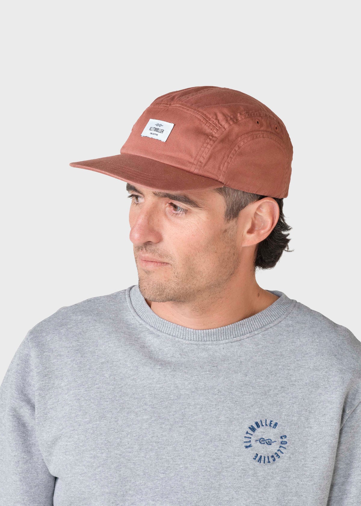 Klitmøller Collective ApS Five panel cap Caps Burnt Sienna