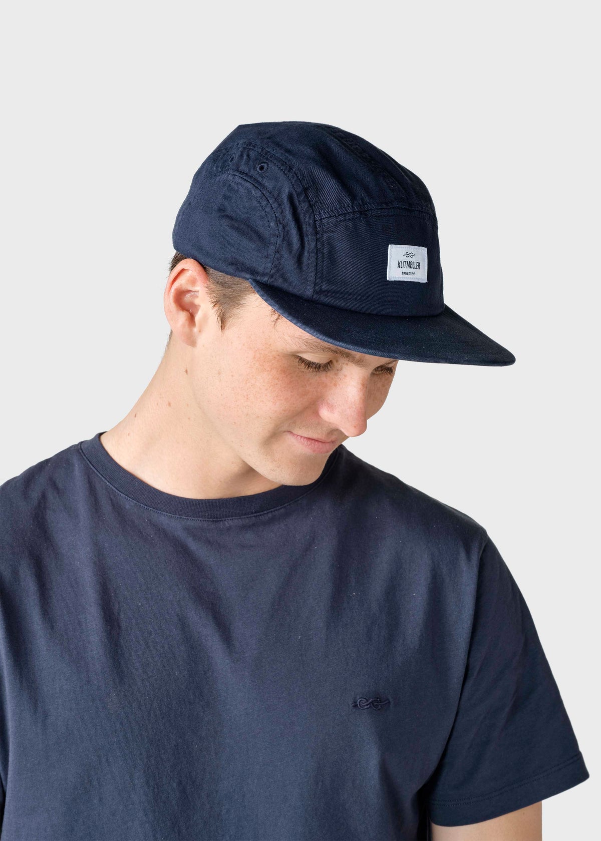 Klitmøller Collective ApS Five panel cap Caps Navy