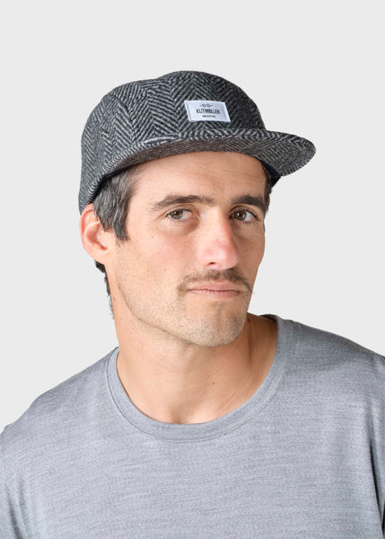 帽子 CPH 530WH WOOL HERRINGBONE CASQUETTE M/L Five_panel_herringbone_cap-
