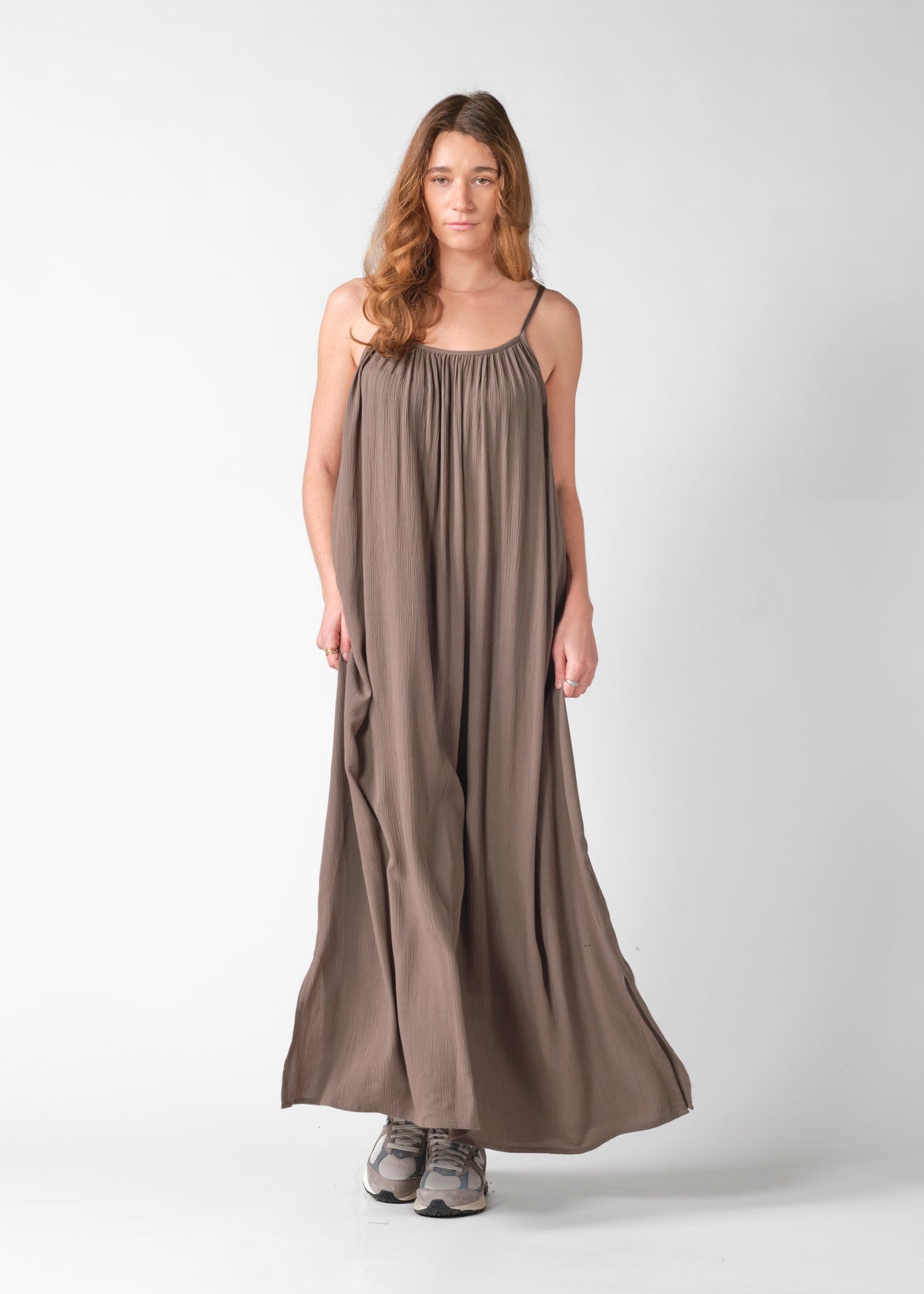 Klitmøller Collective ApS Flora dress Dress Taupe