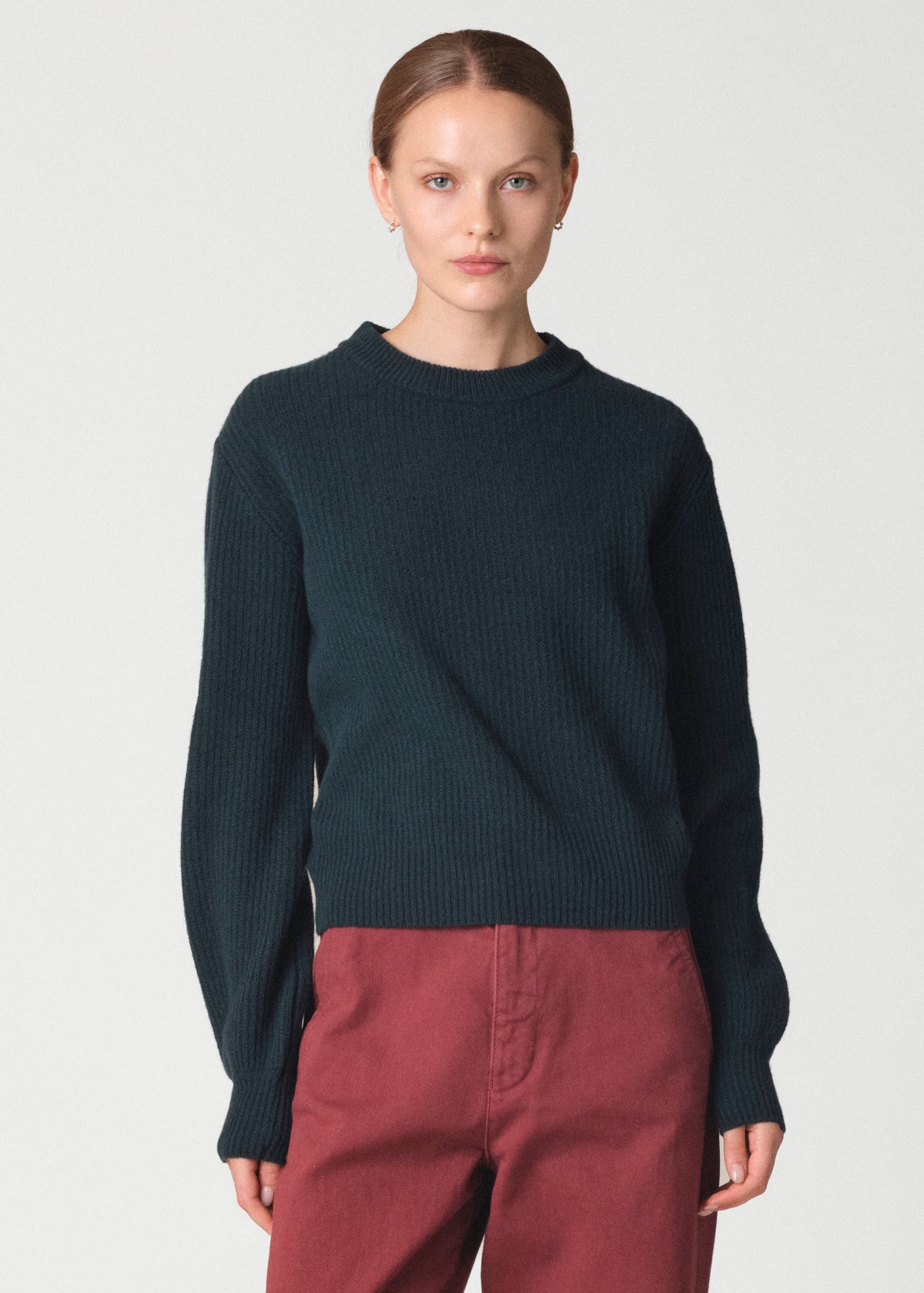 Klitmøller Collective ApS Gerda knit Knitted sweaters Moss Green