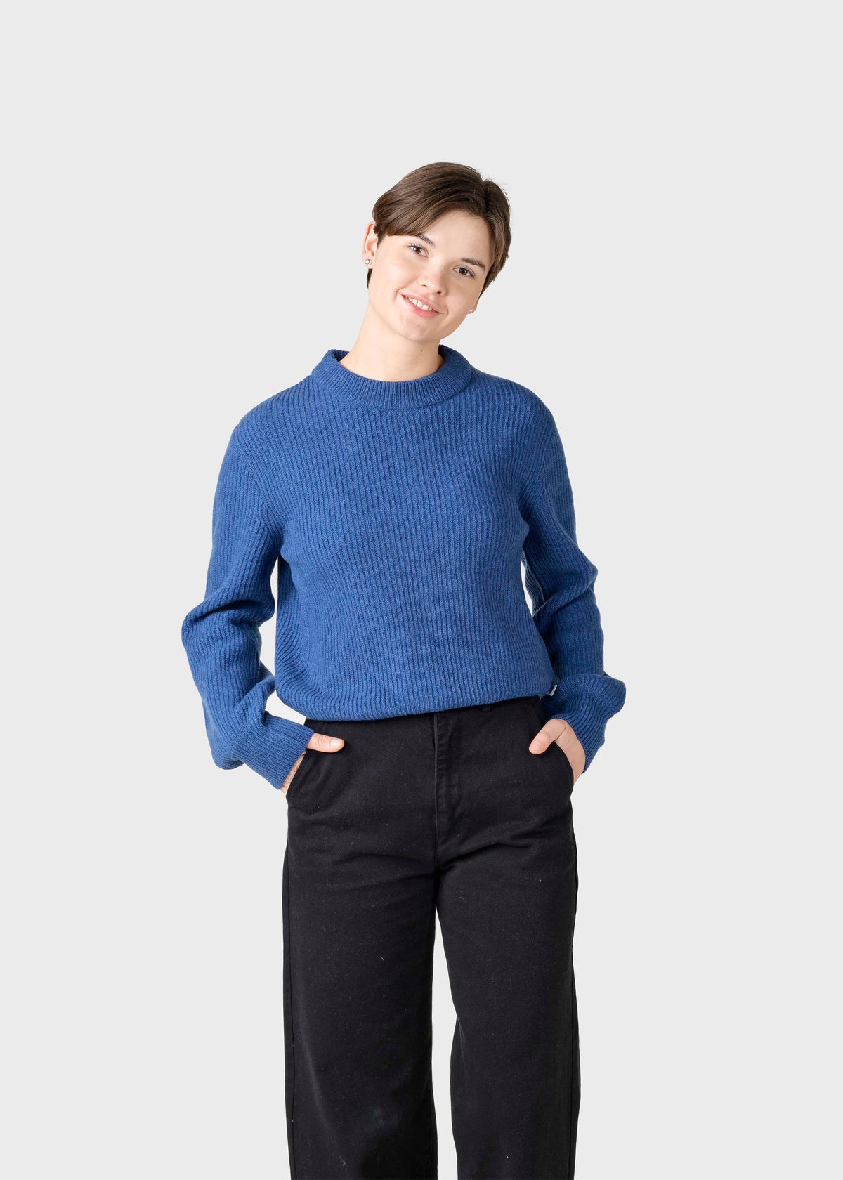Klitmøller Collective ApS Gerda knit Knitted sweaters Ocean
