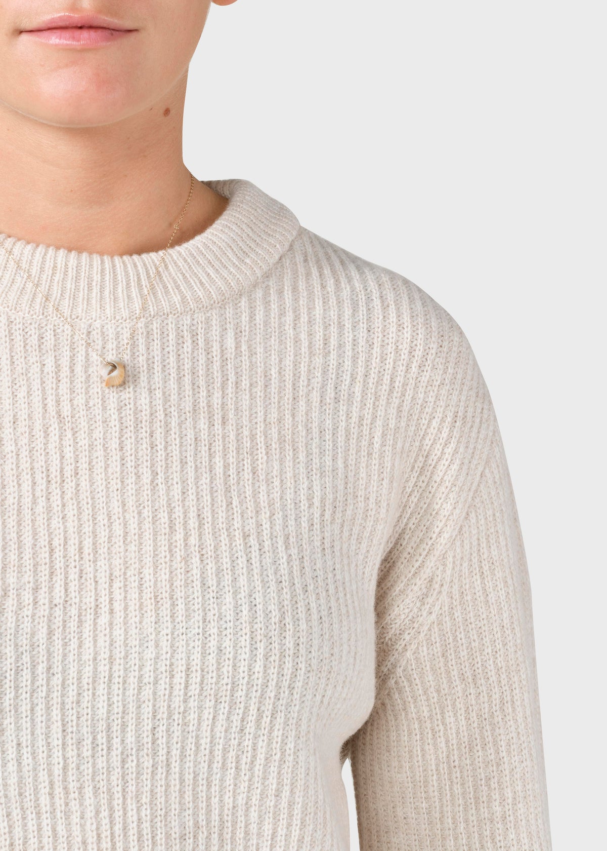 Klitmøller Collective ApS Gerda knit Knitted sweaters Pastel sand
