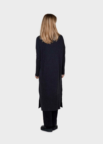 Gro knit dress - Anthracite – klitmollercollective.com