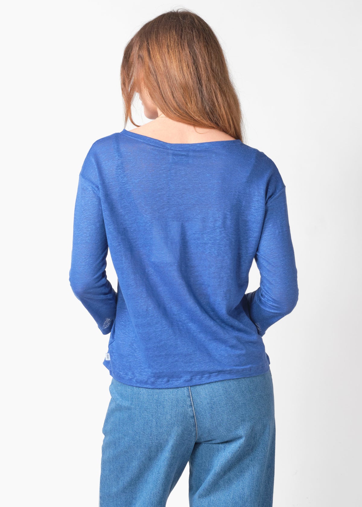 Klitmøller Collective ApS Gudrun LS tee T-Shirts Surf blue