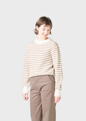 Klitmøller Collective ApS Gunilla knit Knitted sweaters Cream/sand