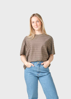 Klitmøller Collective ApS Harper tee T-Shirts Taupe