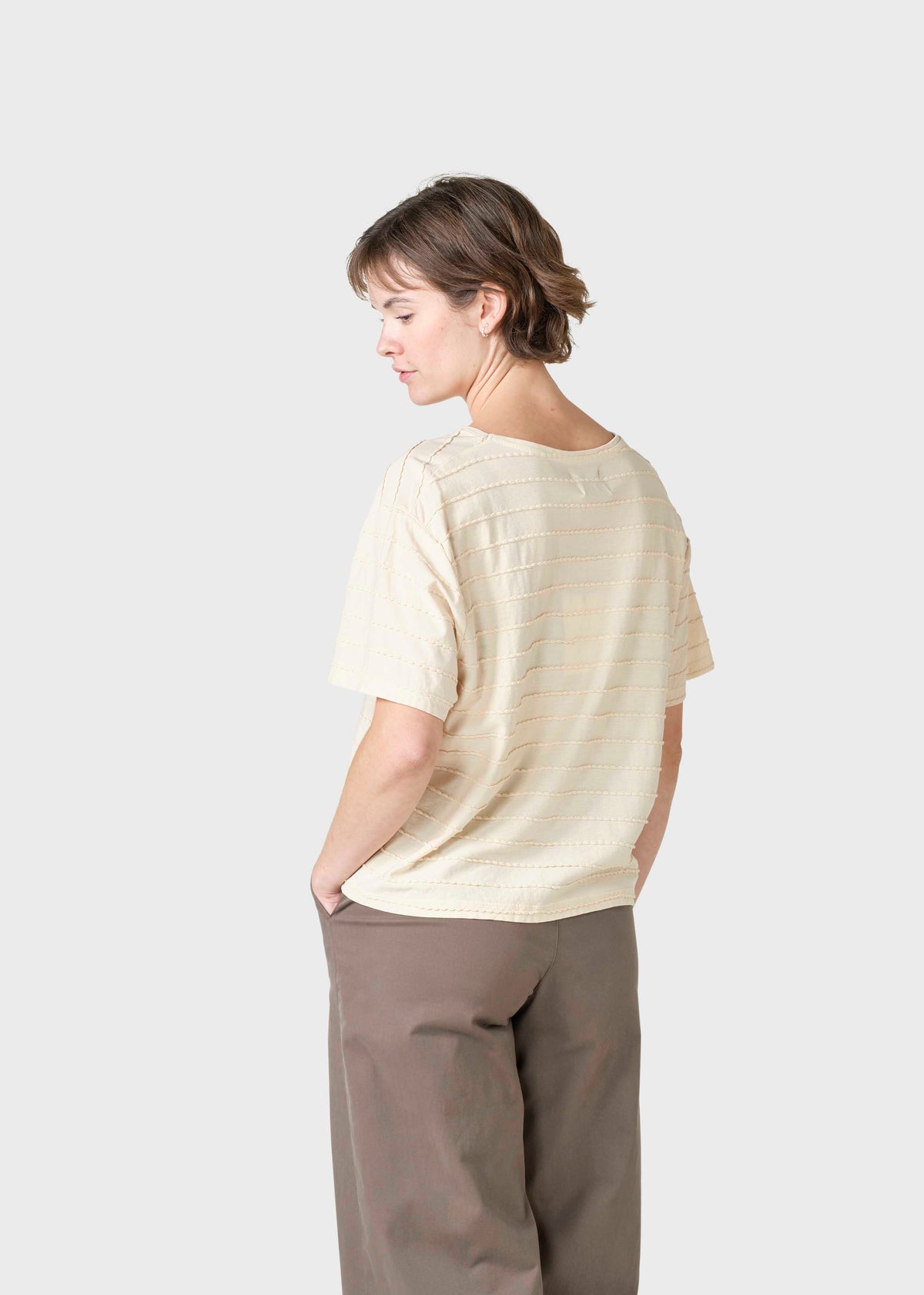 Klitmøller Collective ApS Harper tee OCS T-Shirts Cream