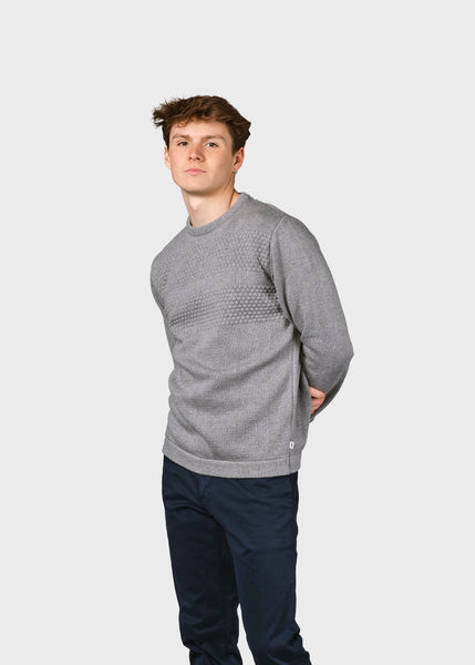 Herbert knit - Light grey – klitmollercollective.com