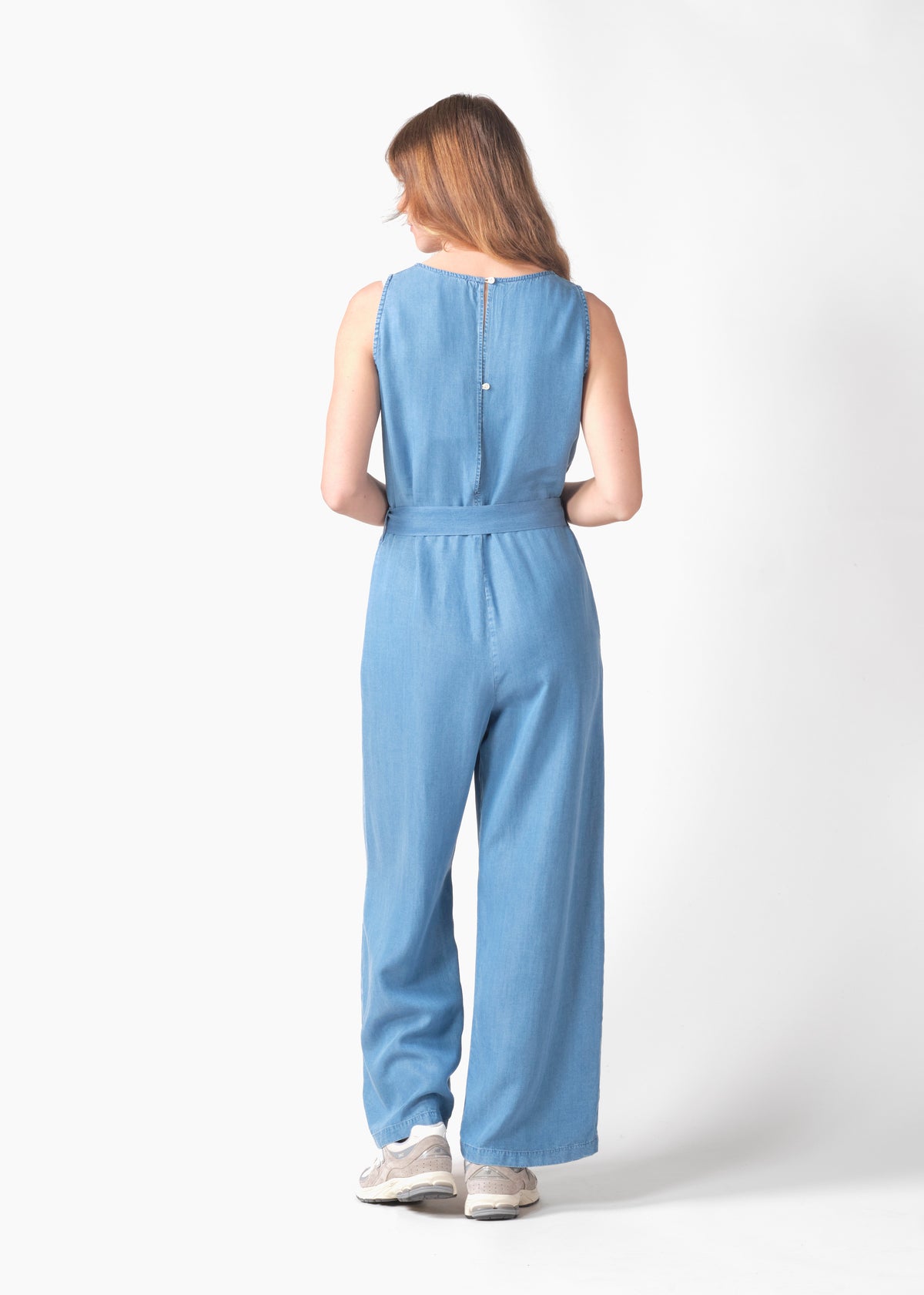 Klitmøller Collective ApS Herdis jumpsuit Jumpsuits Light blue chambrey