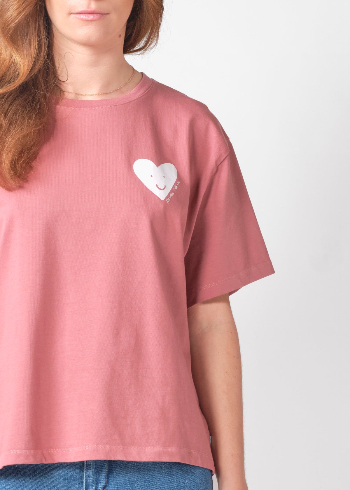 Klitmøller Collective ApS Holly tee OCS T-Shirts Faded rose/cream