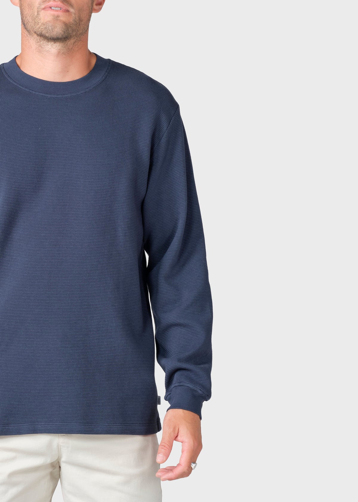 Klitmøller Collective ApS Hudson LS tee OCS Sweatshirts Navy