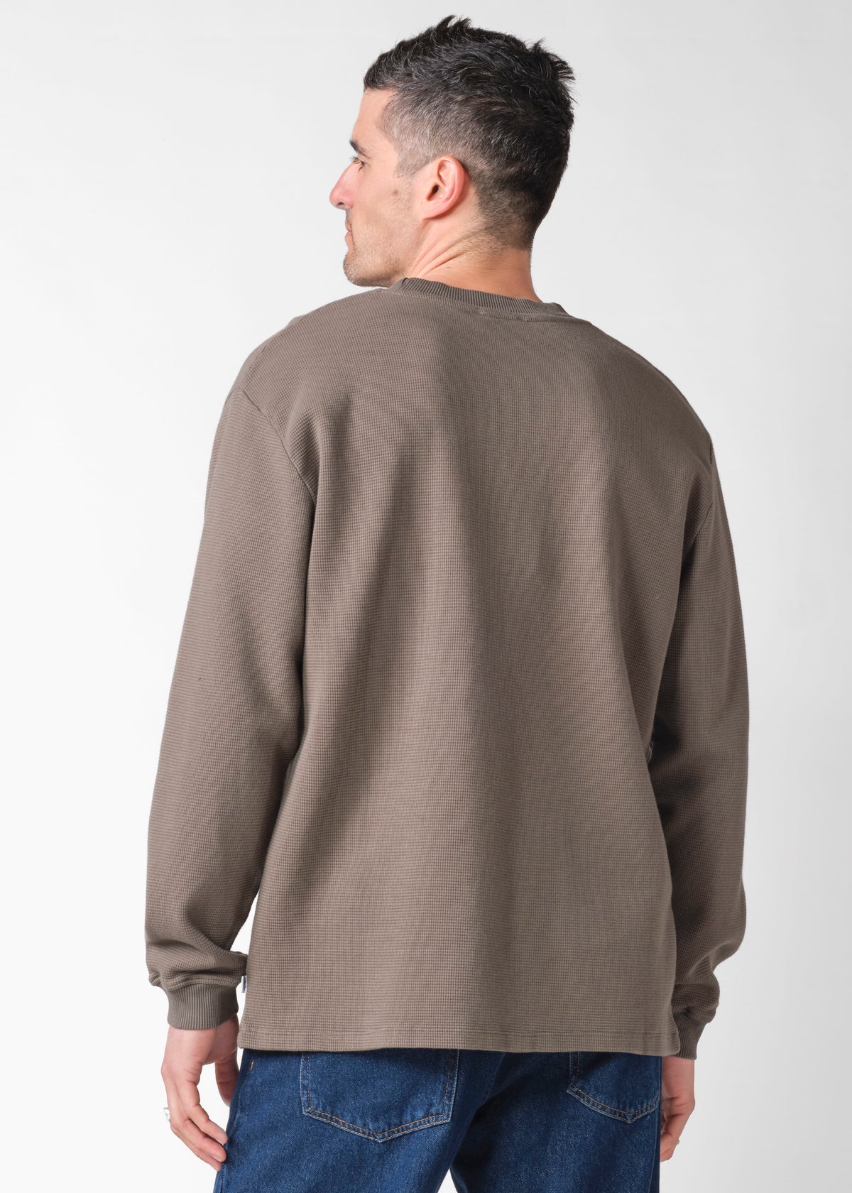 Klitmøller Collective ApS Hudson LS tee OCS Sweatshirts Taupe