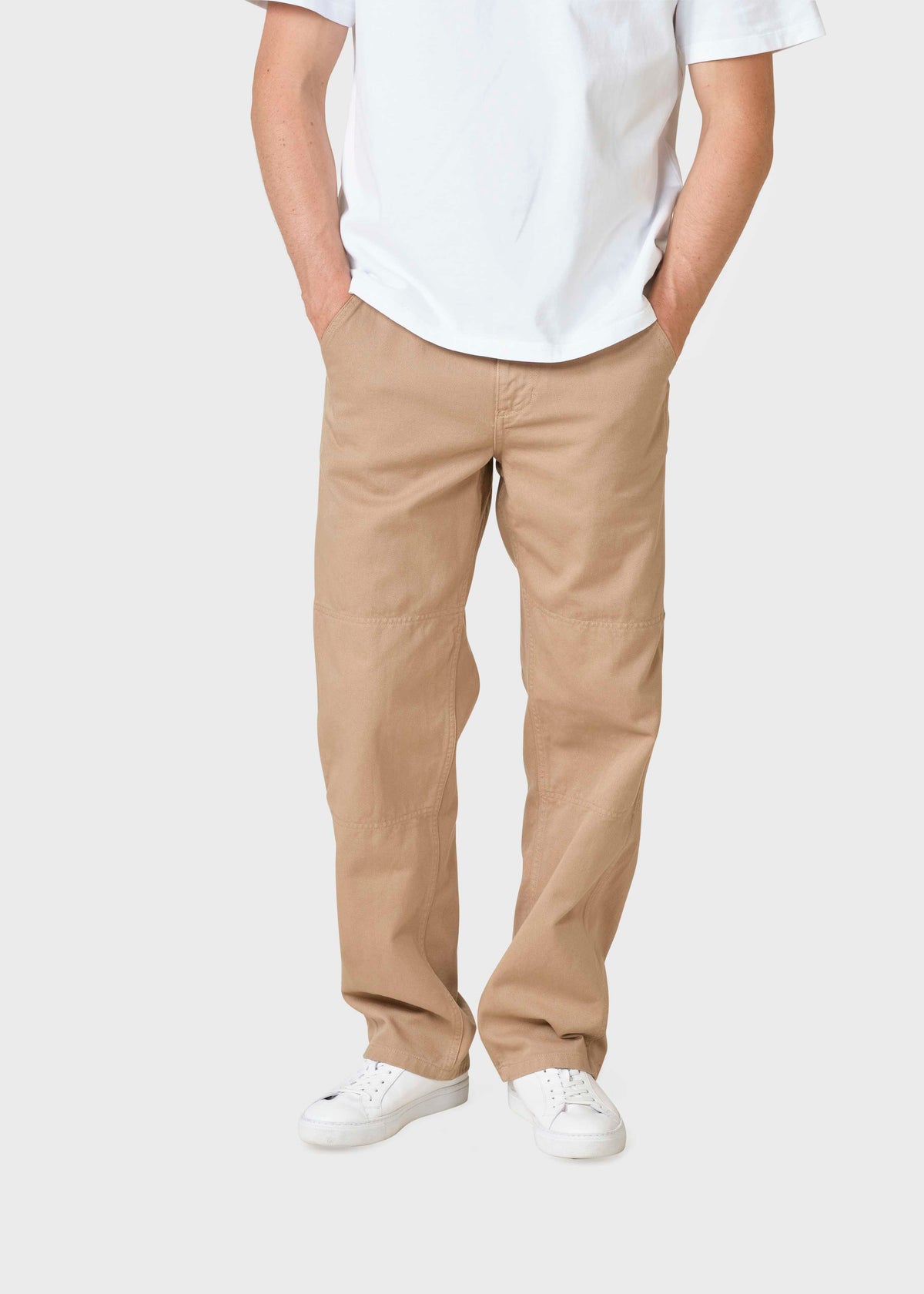 Klitmøller Collective ApS Jimmy twill pants Pants Washed sand