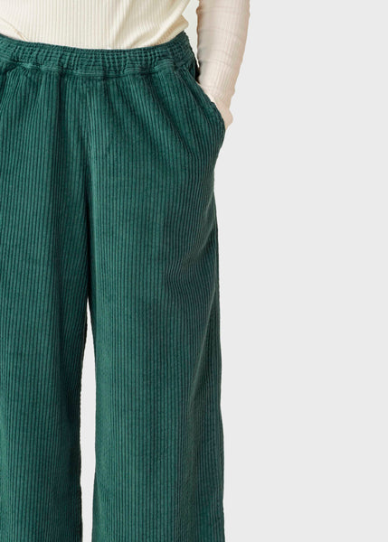 Kaja cord pants - Moss Green – klitmollercollective.com